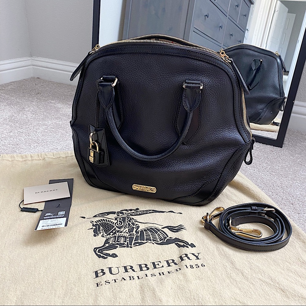 Burberry Orchard Bowling Handbag | Dark Chocolate